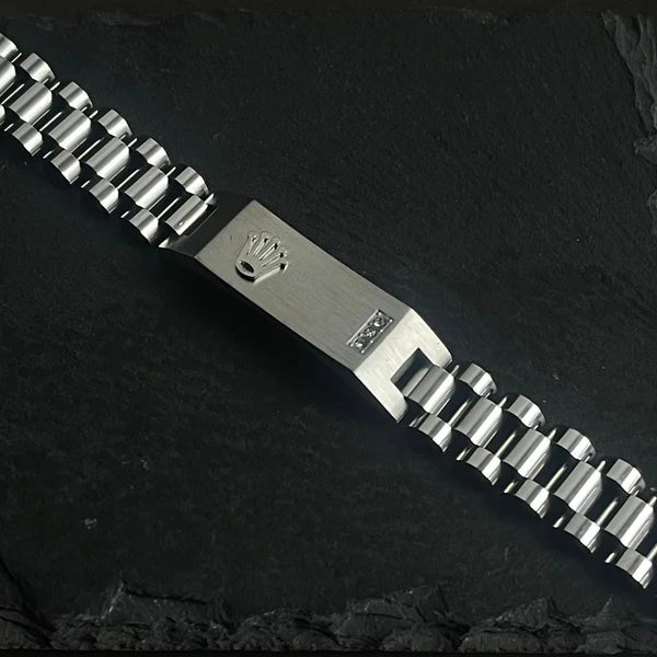 Silver RX Crown Jubilee Bracelet for Men